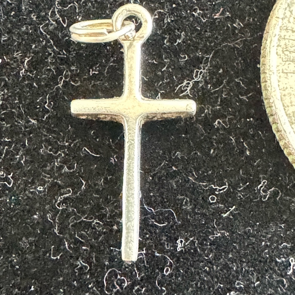 Silver Cross Pendant $22